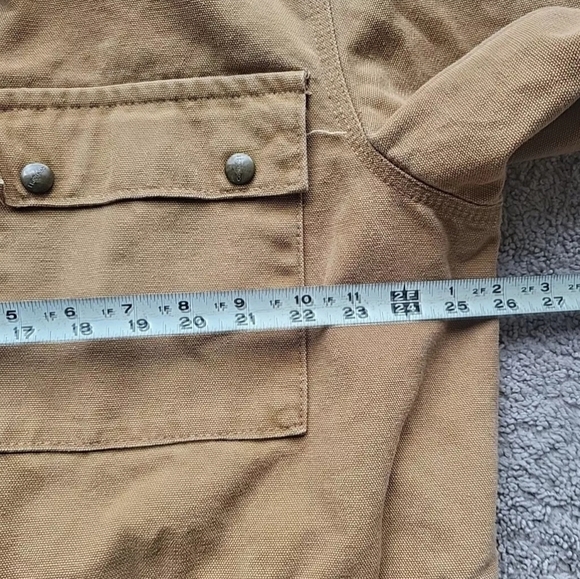 Vintage Carhartt Chore Jacket Men Large Blanket Lined Barn Work Duck Canvas - Picture 13 of 16